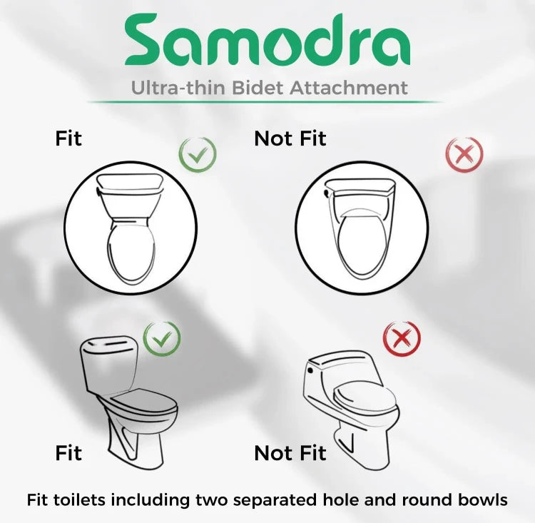 SAMODRA - Non-Electric Bidet Attachment - Black