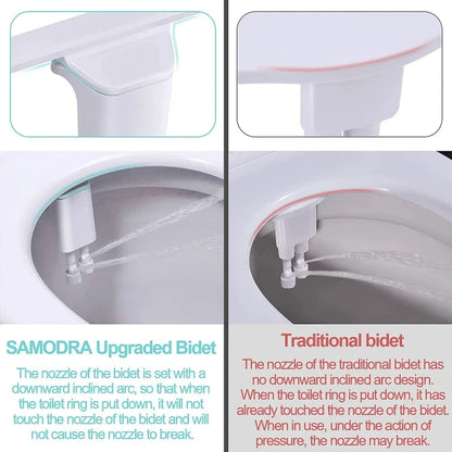 SAMODRA - Non-Electric Bidet Attachment - Black