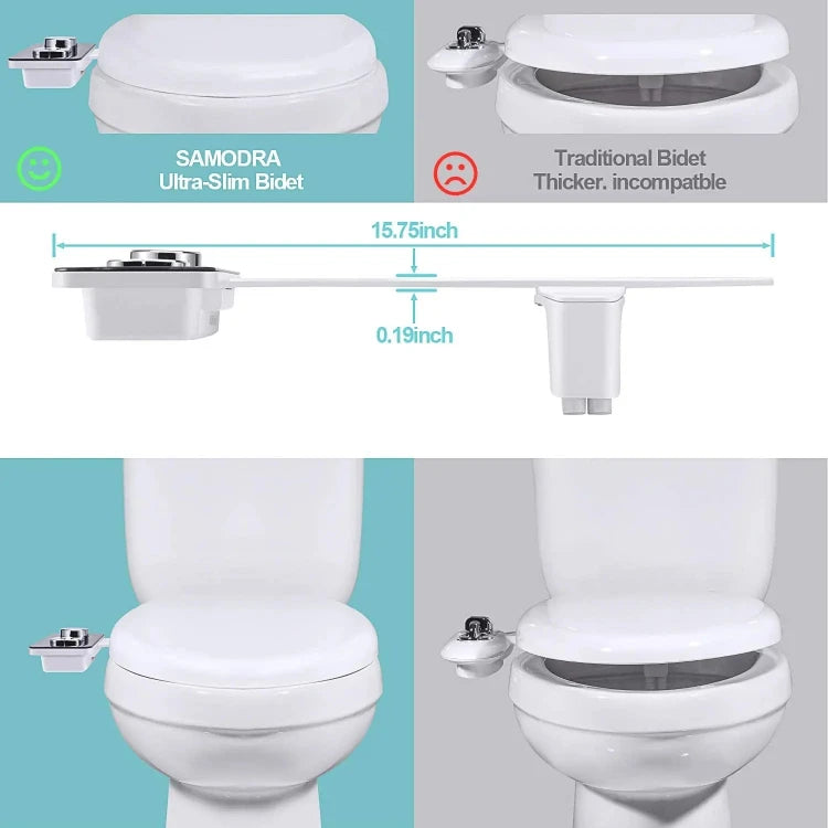 SAMODRA - Non-Electric Bidet Attachment - Black